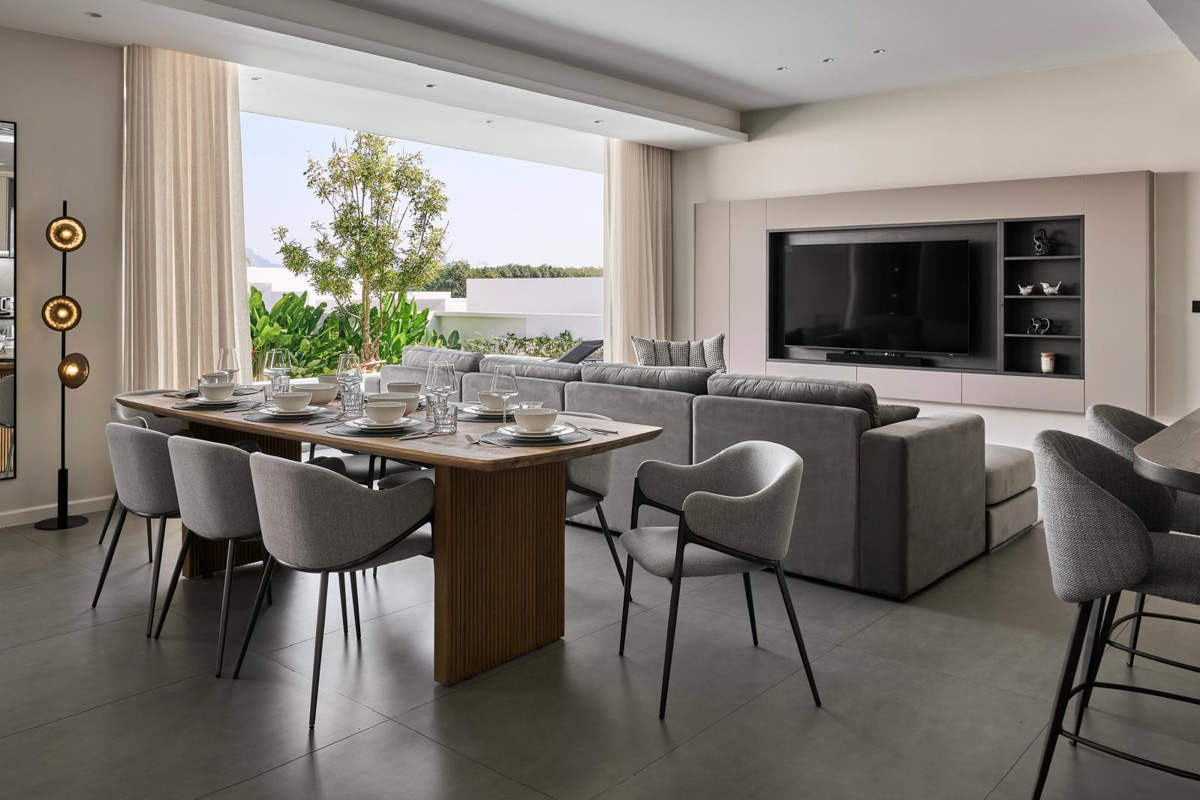 Photo of Interior design, indoor and outdoor custom furniture in Clover Residence 12