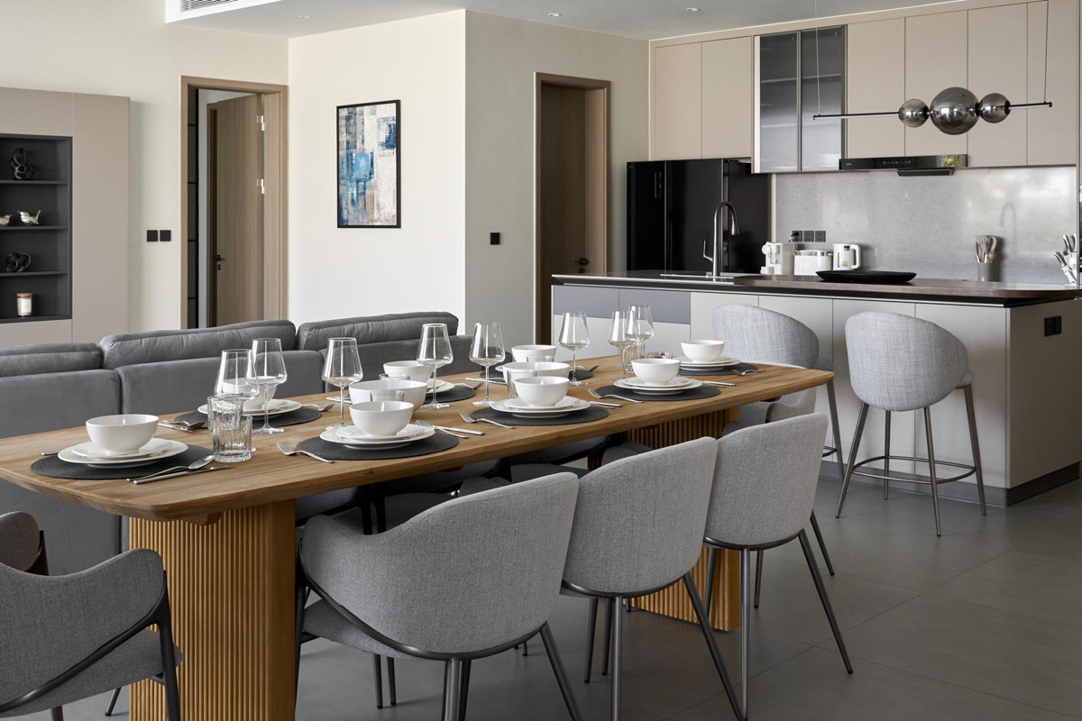 Photo of Interior design, indoor and outdoor custom furniture in Clover Residence 13