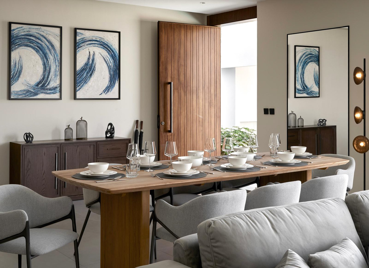 Photo of Interior design, indoor and outdoor custom furniture in Clover Residence 14