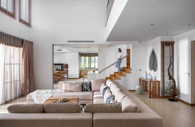 รูปของ การออกแบบตกแต่งภายในของวิลล่าที่ Laguna Village Residence 4