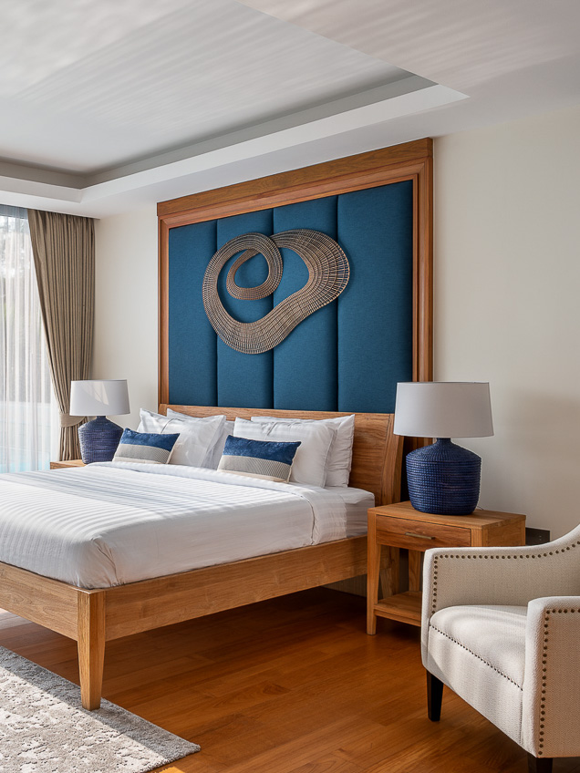 รูปของ การออกแบบตกแต่งภายใน สำหรับ อพาร์ทเมนท์หรูริมชายหาด ใน Angsana Beach Front